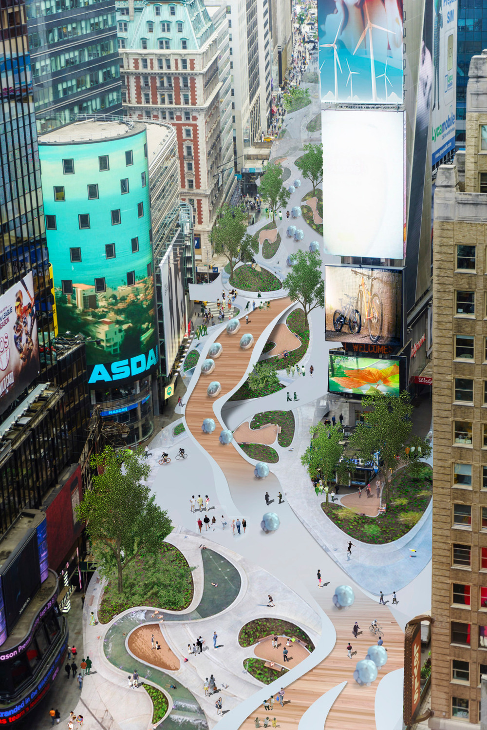 Città del futuro: la nuova Times Square a New York