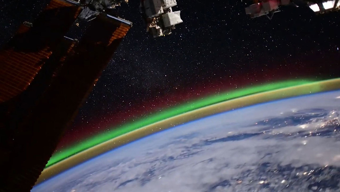 L’aurora boreale vista dallo spazio: uno spettacolo