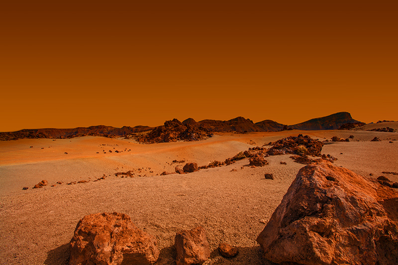 La gravità e l'atmosfera su Marte