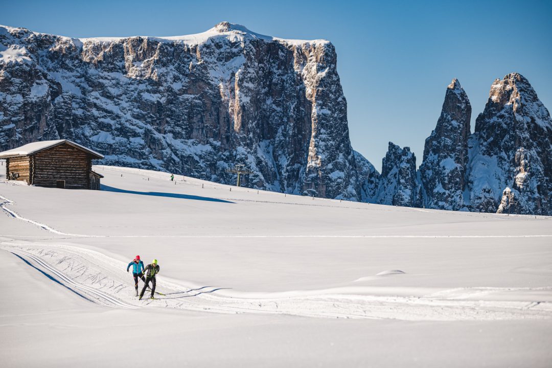 Alto Adige: sci di fondo sull'Alpe di Siusi