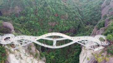ponte a due piani in Cina le immagini spettacolari