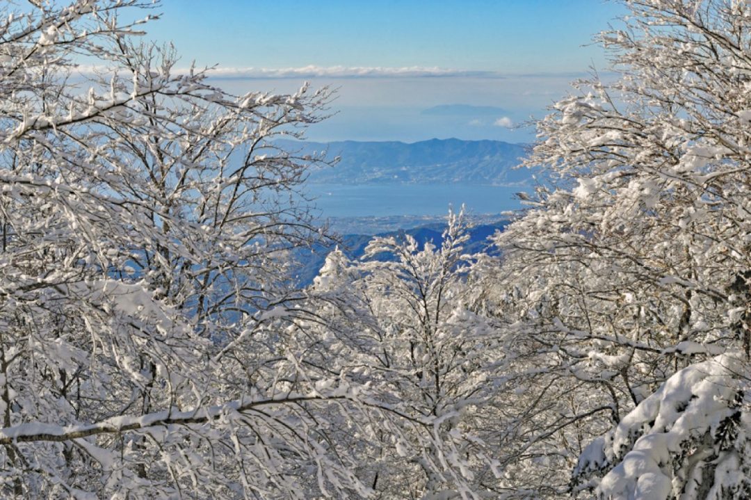 Ciaspolate in Aspromonte: a Gambarie, sulla neve con vista mare