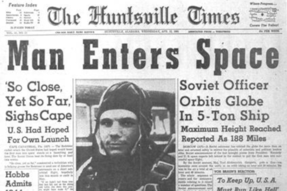 Jurij Gagarin, 12 aprile 1961