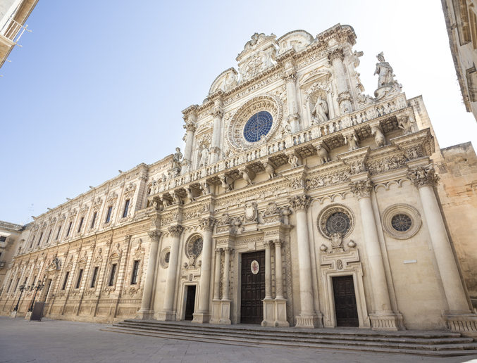 Basilica di Santa Croce in Lecce, Puglia Italy