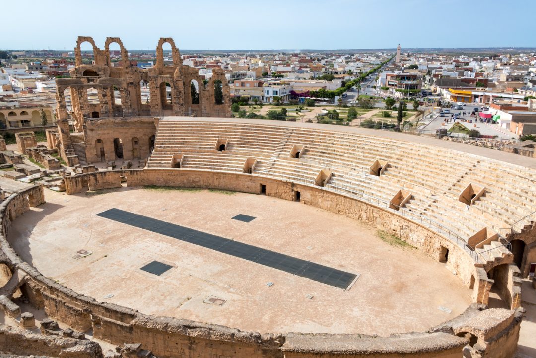 Anfiteatro di El Jem in Tunisia