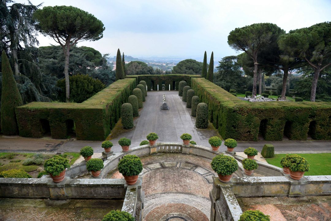 I giardini papali di Castel Gandolfo