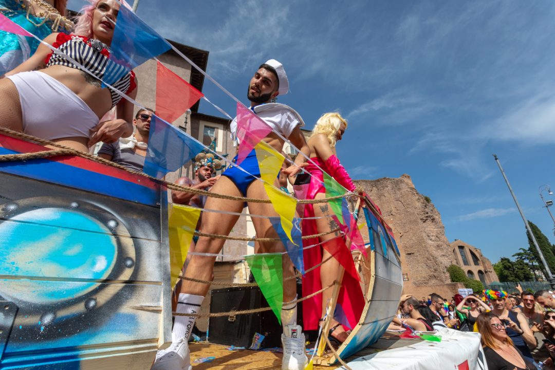 La prima parata del Gay Pride in Italia