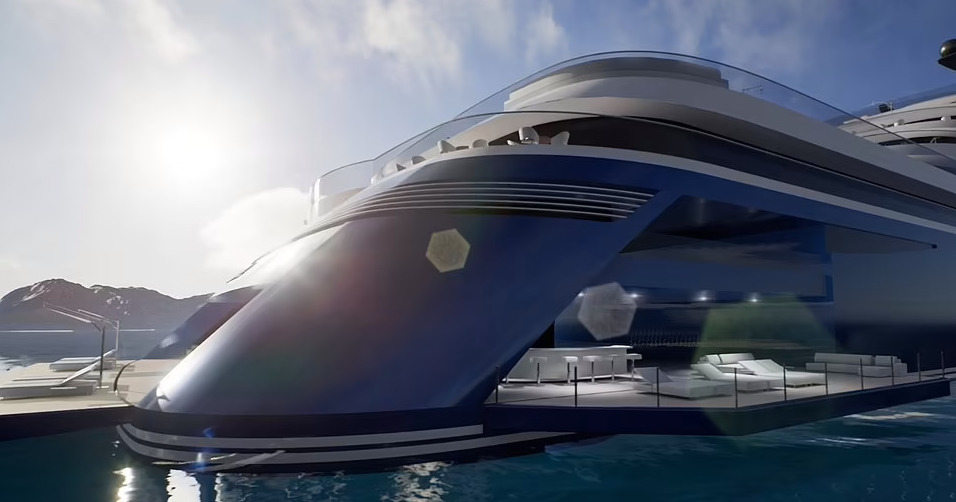 Somnio, lo yacht più grande del mondo: 222 metri di lunghezza e 39 appartamenti ultralusso