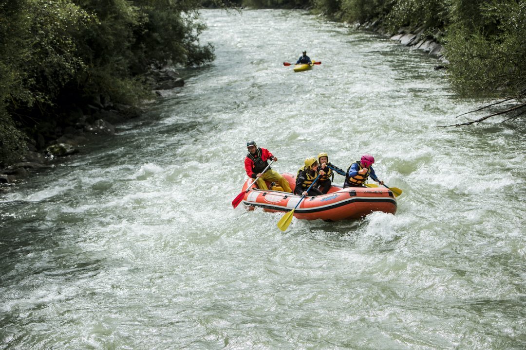 Affrontare le rapide del fiume Aurino