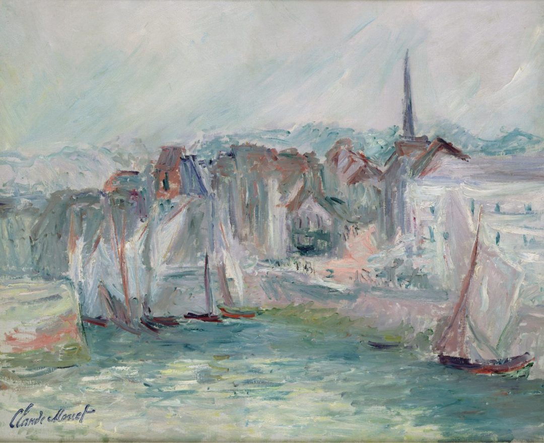 Barche nel porto di Honfleur (1917)