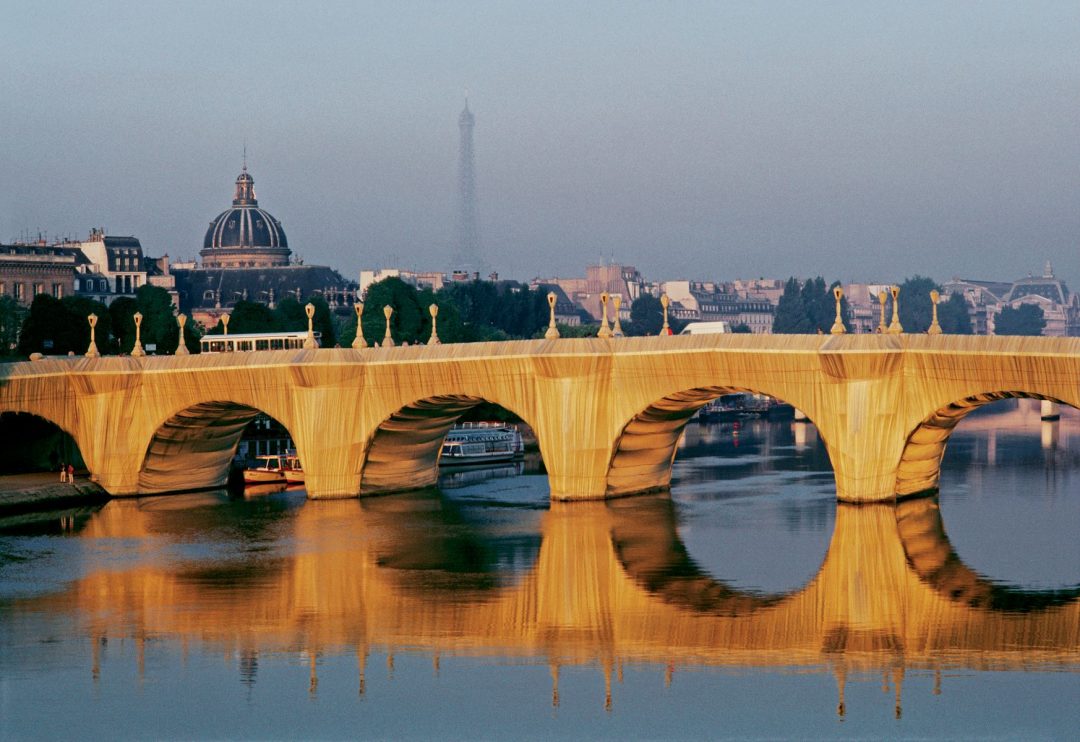 Christo and Jeanne-Claude, Pont Neuf Wrapped, Parigi