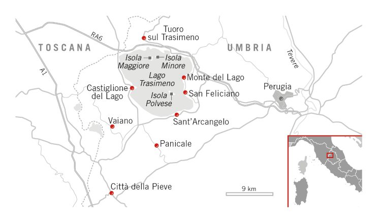 Un cuore d’acqua nel verde dell’Umbria: il Trasimeno, lago delle meraviglie