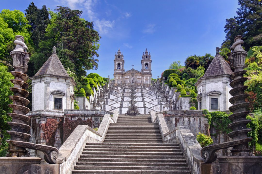 A Braga, sulla scala barocca