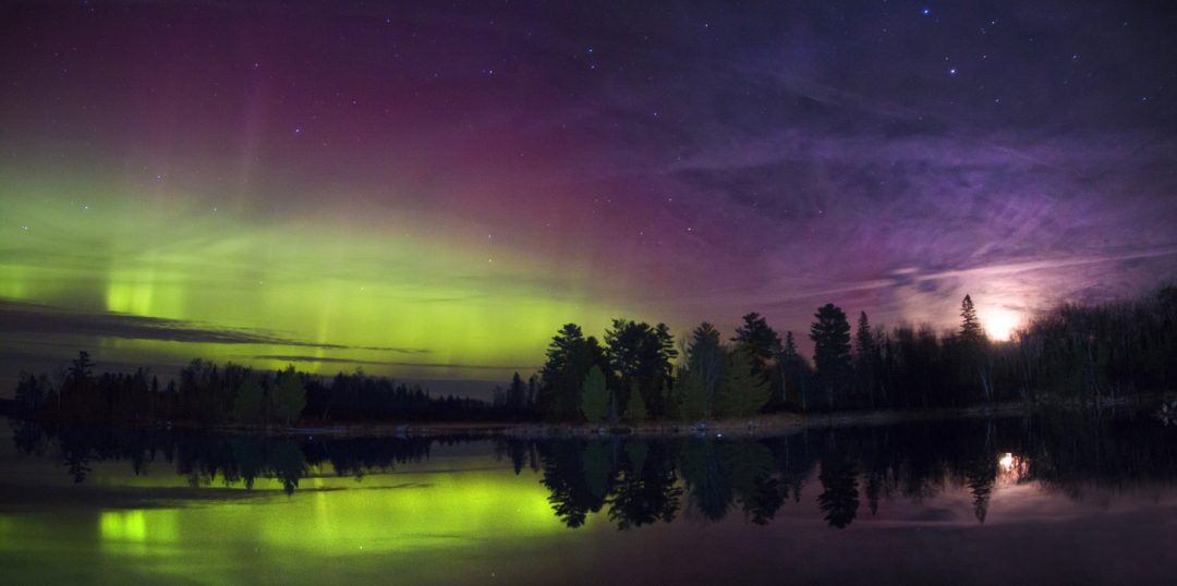 Aurora boreale Minnesota  