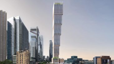 Nuovo grattacielo più alto di New York sarà capovolto a testa in giù