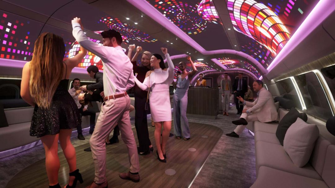 Aerei di super lusso: nel progetto “Explorer” di Lufthansa spunta anche una discoteca