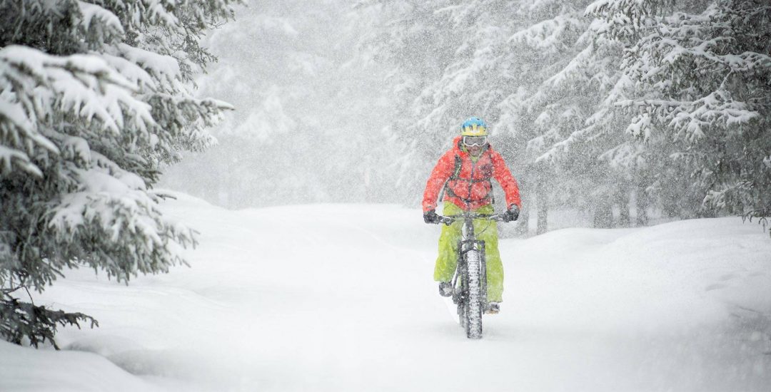 Con la bici sulla neve: mai provato?