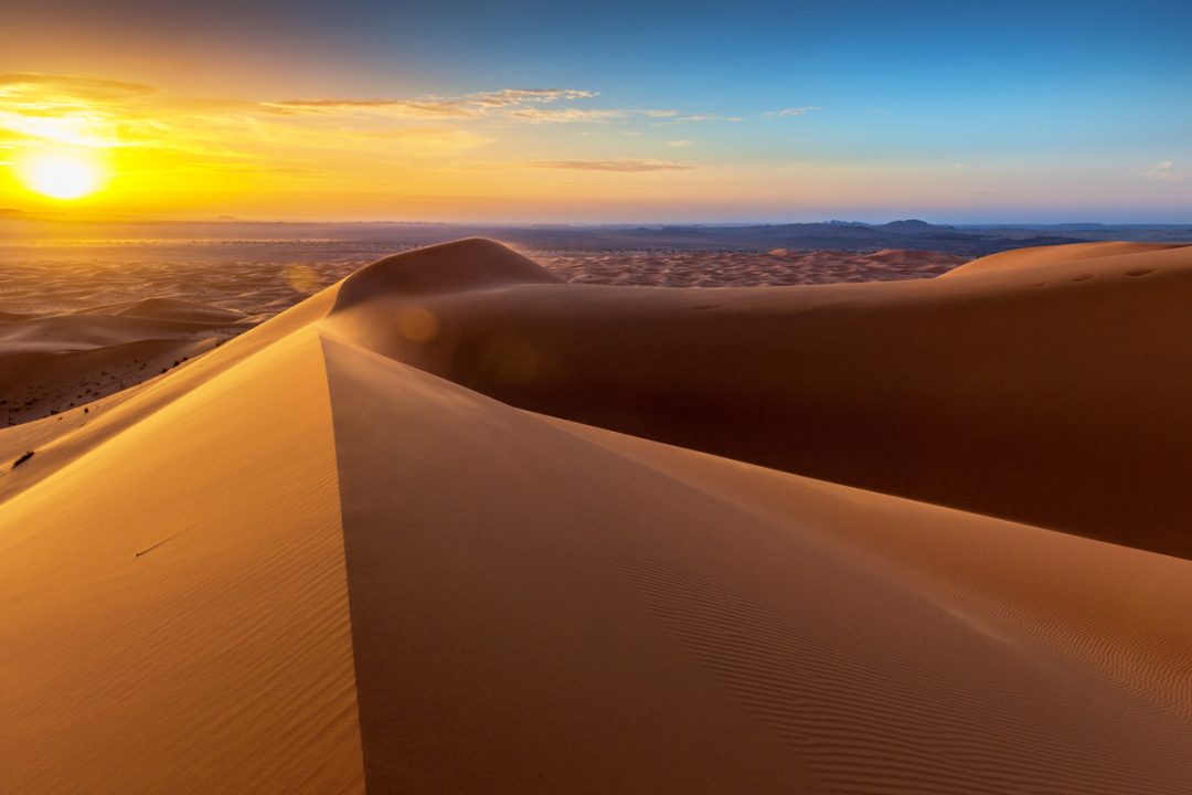 Esperienze: il tramonto tra le dune