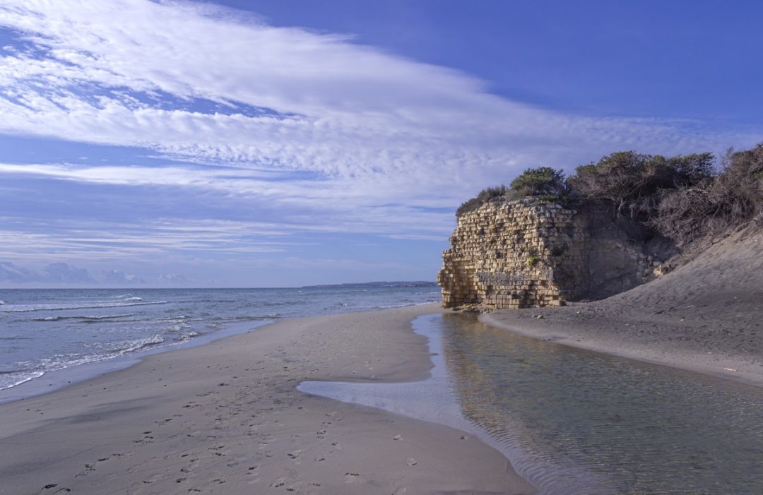 La spiaggia di Fiumicelli, Otranto, Puglia