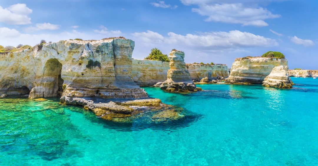 Spiaggia di Torre Sant'Andrea, Otranto, Puglia
