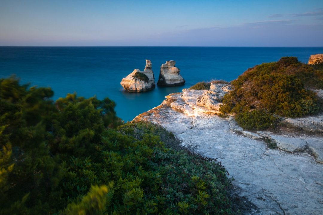 Spiaggia delle due sorelle, Torre dell'Orso, Otranto, Puglia