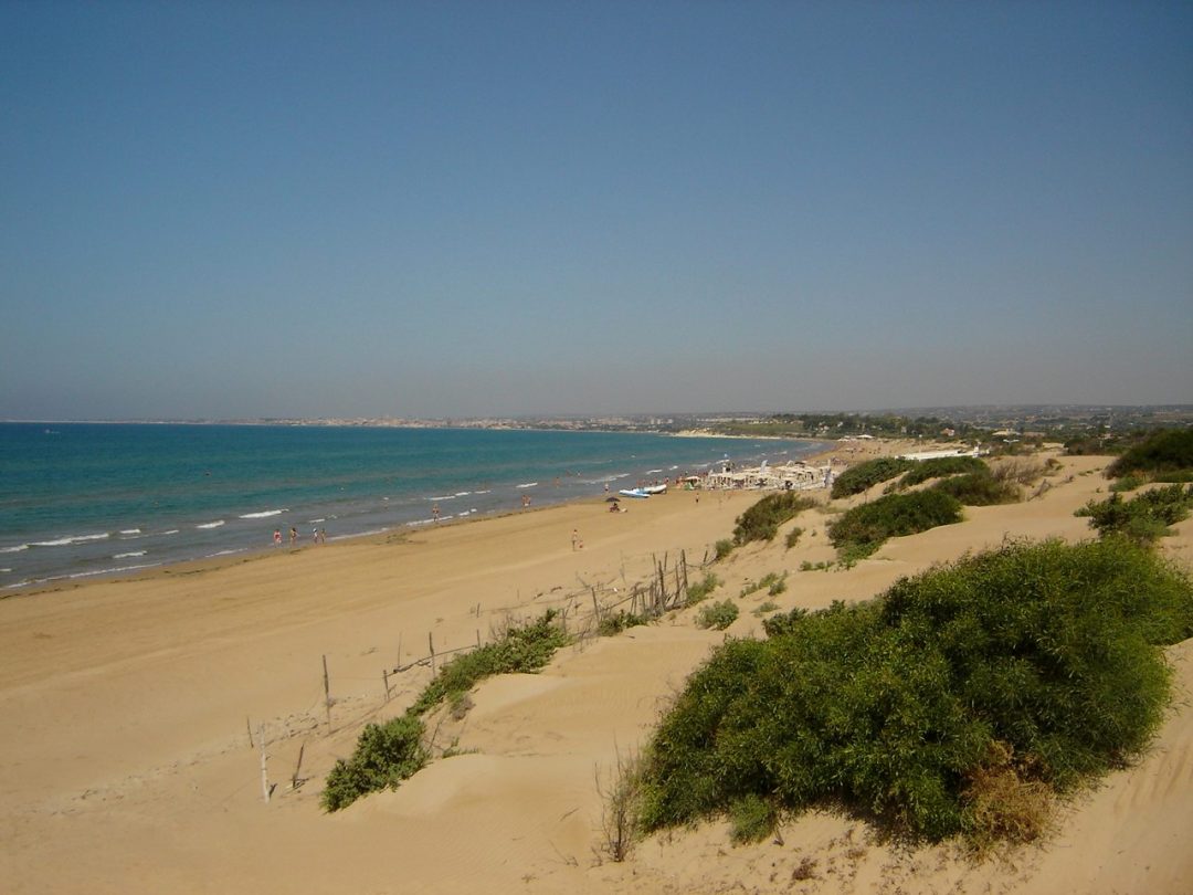 Spiaggia Bandiera Blu 2022 di Ciriga a Ispica 
