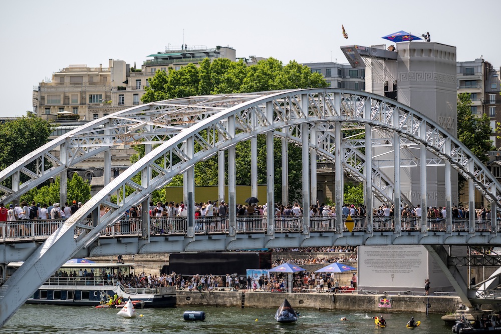 Red Bull Cliff Diving World Series 2022 fa tappa a Parigi