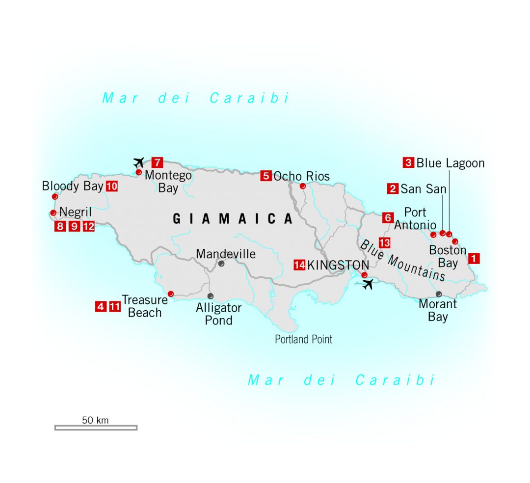 Giamaica: dove dormire e mangiare  