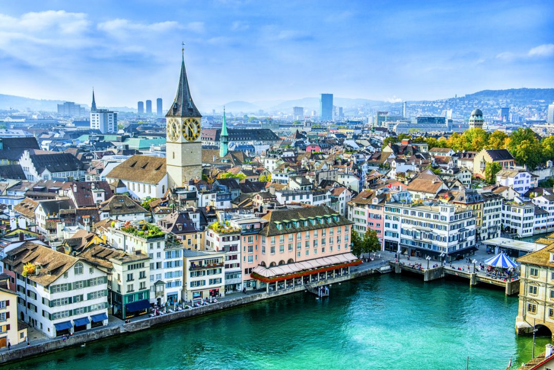 Zurigo, Svizzera (3° - a pari merito)
