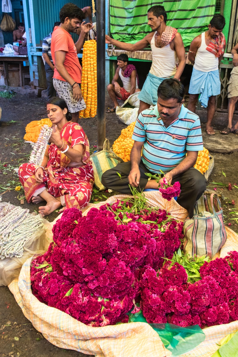 mercato dei fiori di Calcutta