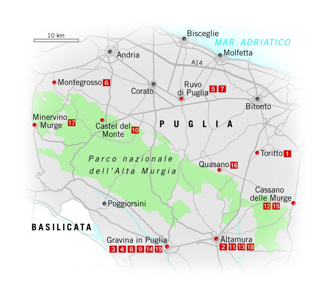Alta Murgia, Puglia: dove dormire e mangiare