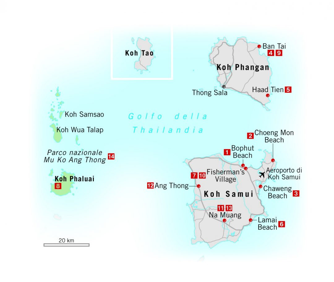 Thailandia mappa