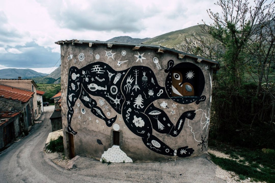 Segnali di Vita di Guerrilla Spam, Aielli, Abruzzo