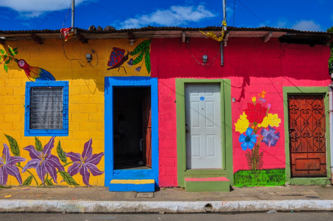 case coloratissime di Apaneca