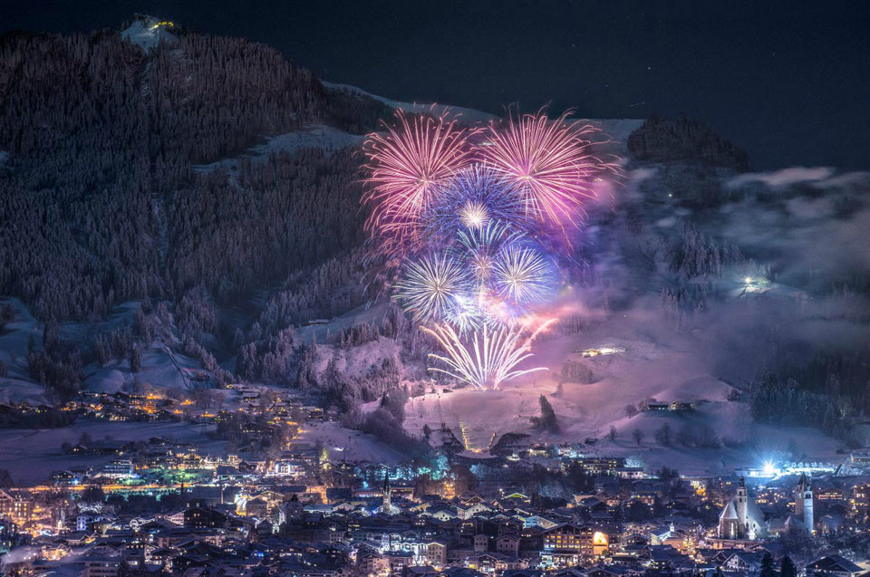 fuochi d'artificio a Kitzbühel