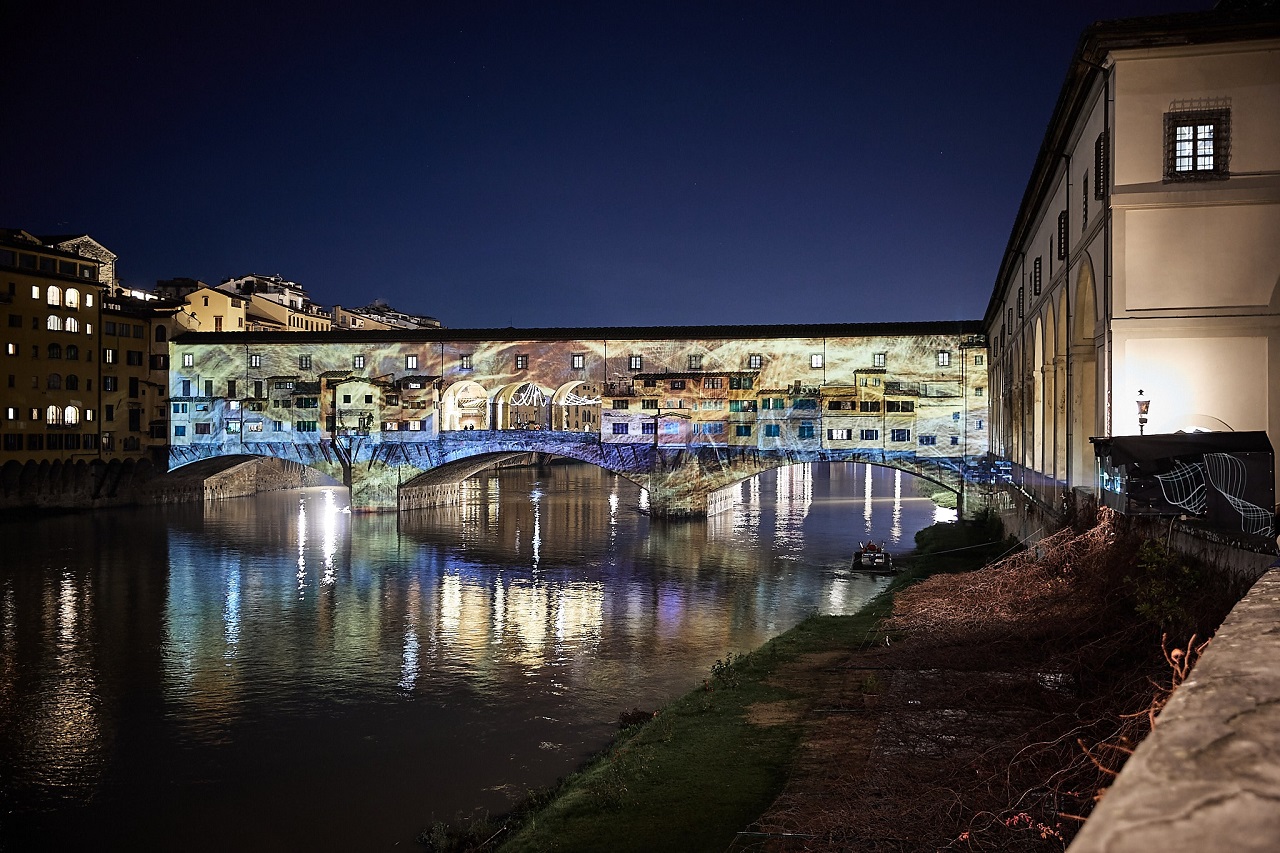 festival luci ponte vecchio Firenze