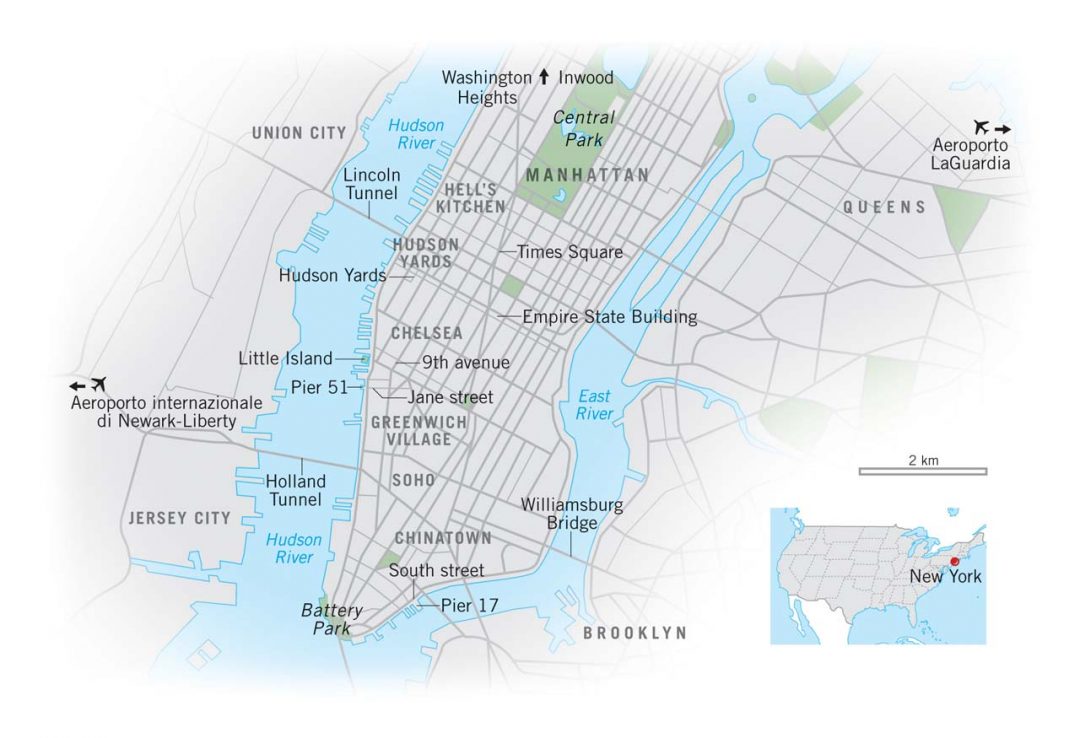 New York: la mappa da stampare
