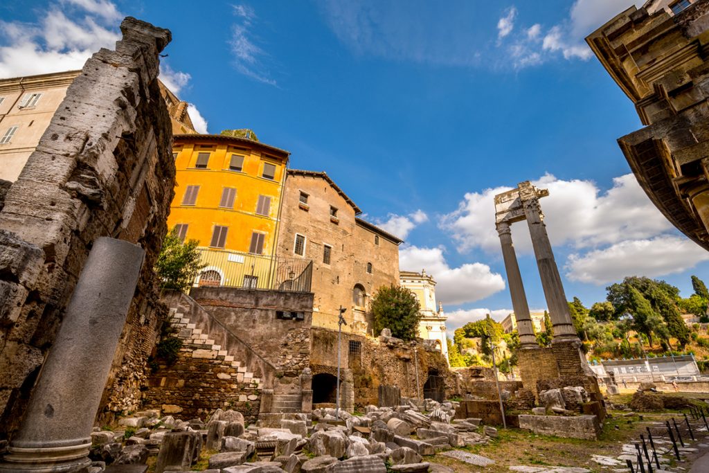 Una veduta del Teatro Marcello