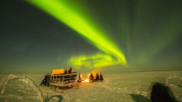 aurora boreale Lapponia svedese inizia la stagione 2023
