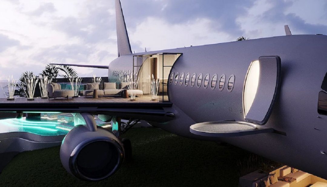 Il Boeing 737 abbandonato diventa un resort di lusso (da 6800 dollari a notte)