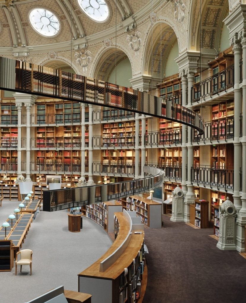 sala ovale della Biblioteca Nazionale di Francia