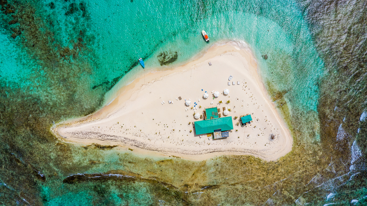 atollo sabbioso di Sandy Island