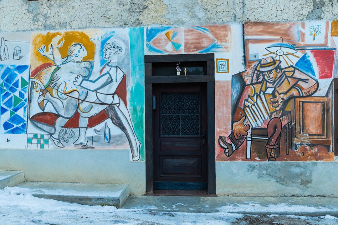 murales a Cibiamo di Cadore