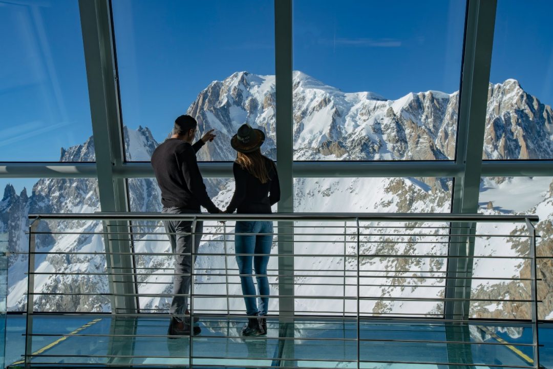 On top: Skyway Monte Bianco