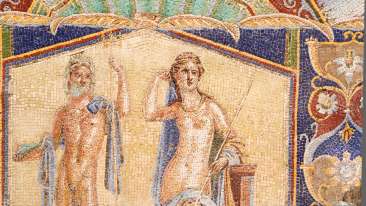 Mosaico di Nettuno e Amphitrite, Ercolano, Napoli