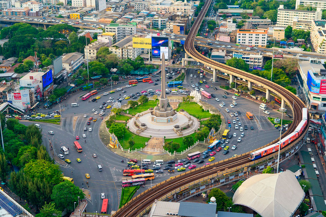 Piazza Monumento alla Vittoria, Bangkok (Thailandia)