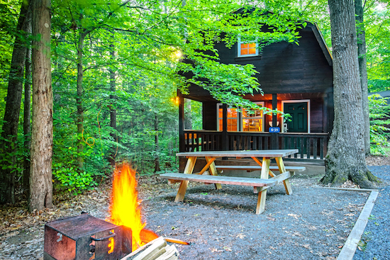 Un cabin dell'Adventures on the Gorge Resort, New River Gorge National Park and Preserve