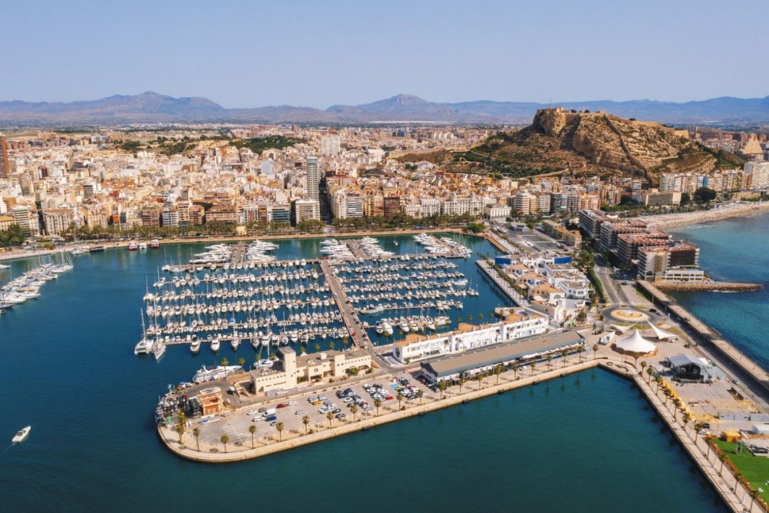 veduta porto Alicante 