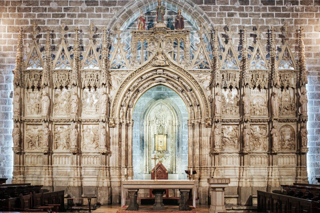 interno della Cattedrale di Valencia