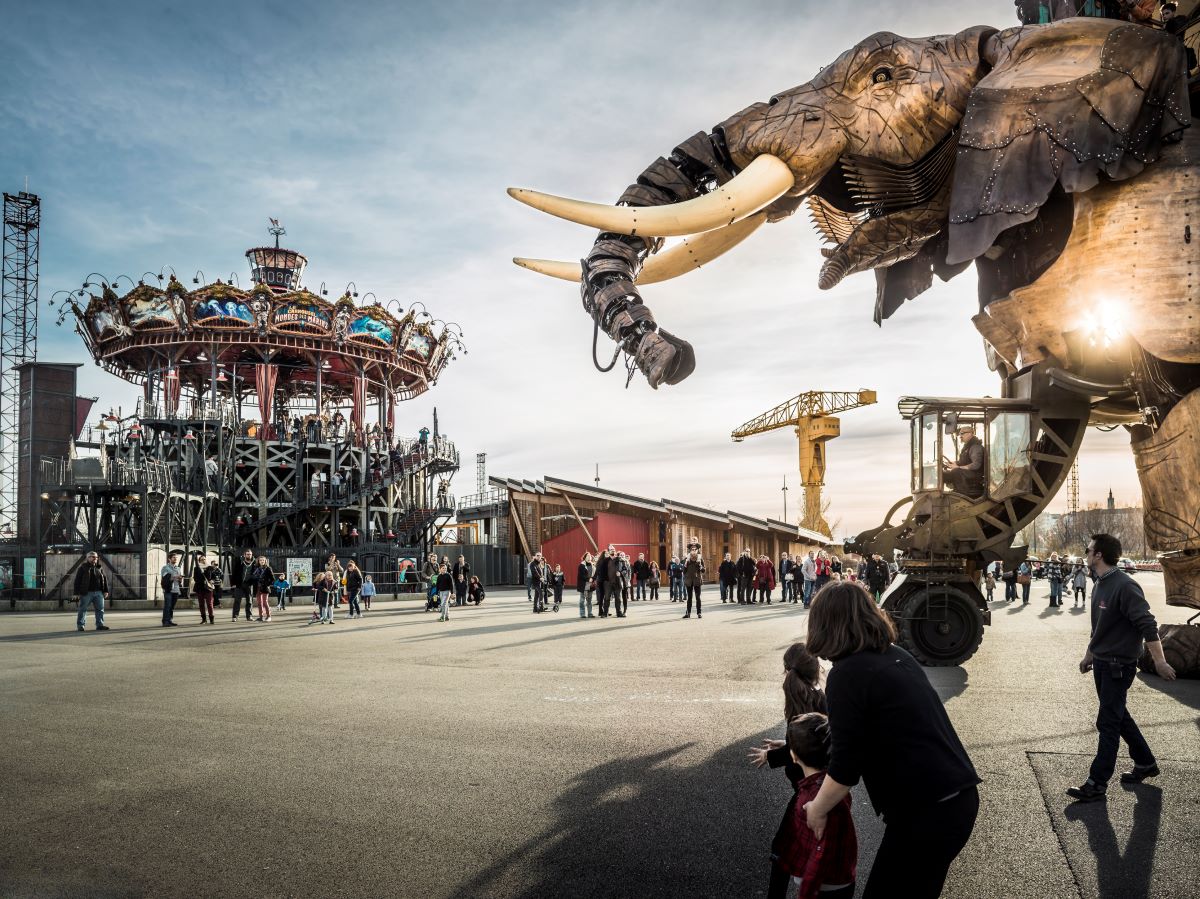 Grand Elephant Les Machines de l'île Nantes Francia